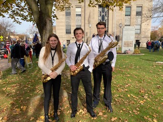 Saxophone players